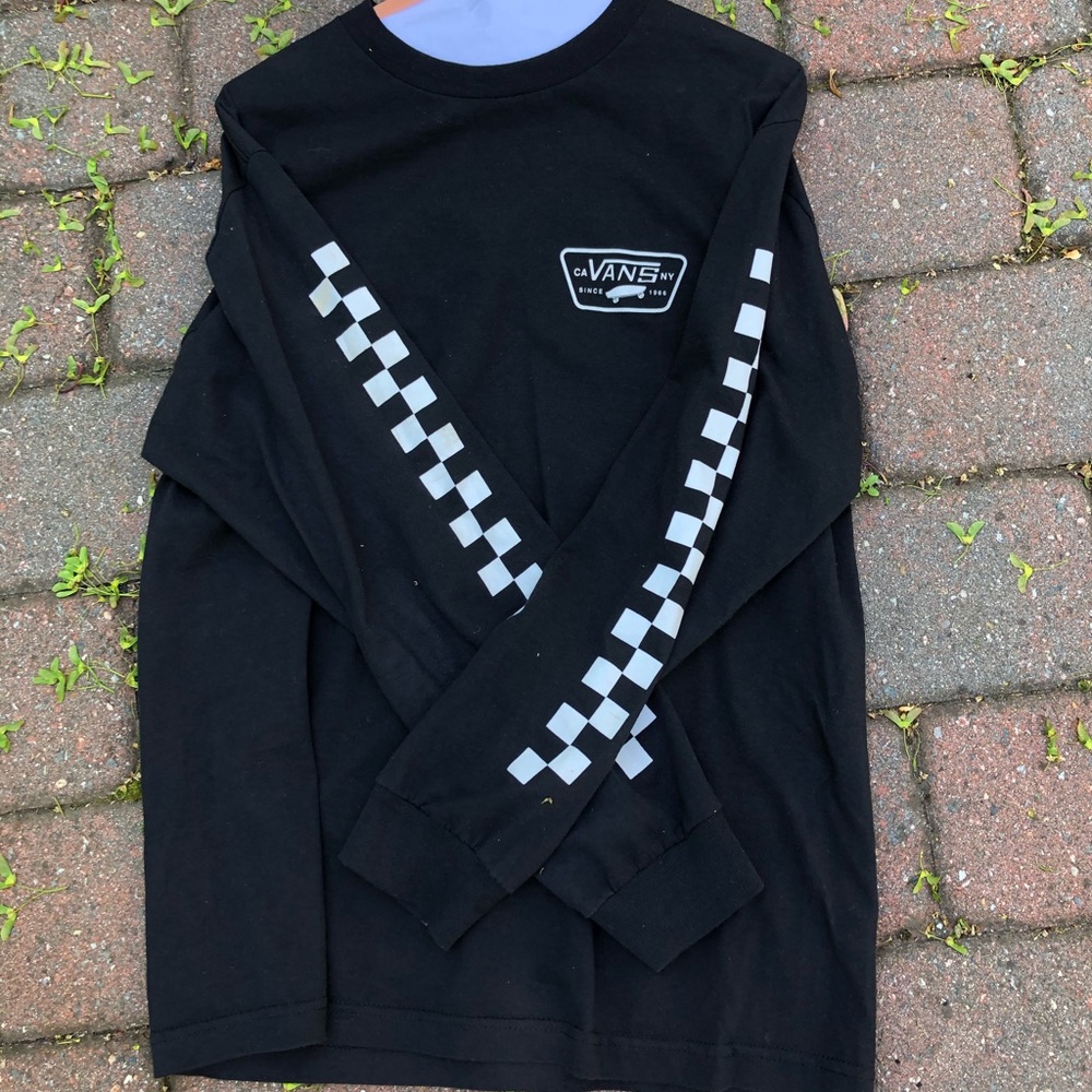 VANS CHECKERED longs sleeve